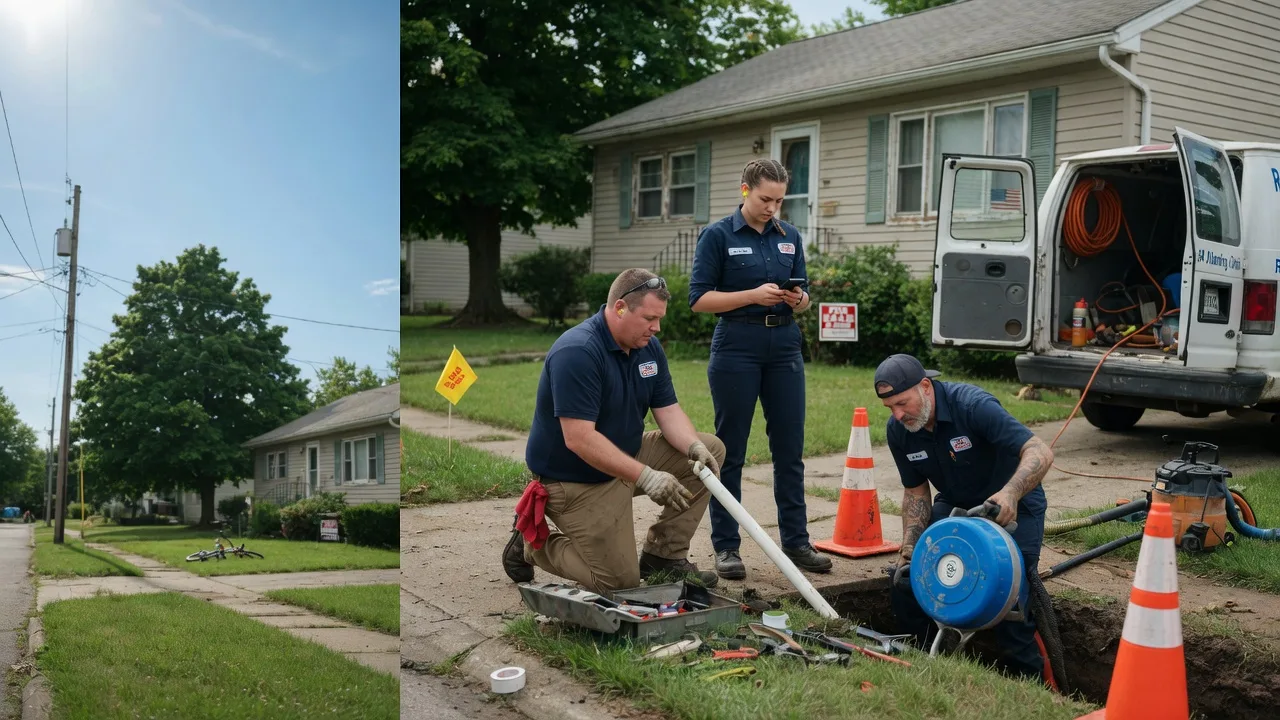 Sewer Line Repair in Le Claire, IA near me